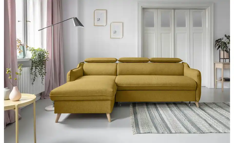 Miuform Ecksofa Sweet Harmony mit Schlaffunktion, in Wohnsituation