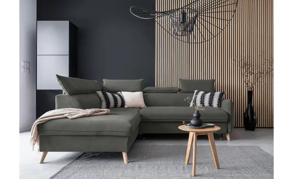 Miuform Ecksofa Sweet Harmony mit Schlaffunktion, in Wohnsituation