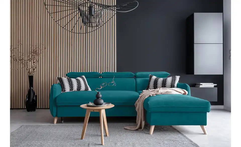 Miuform Ecksofa Sweet Harmony mit Schlaffunktion, in Wohnsituation