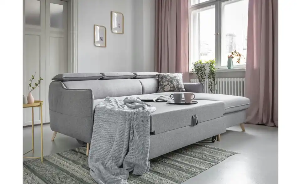 Miuform Ecksofa Sweet Harmony mit Schlaffunktion, in Wohnsituation