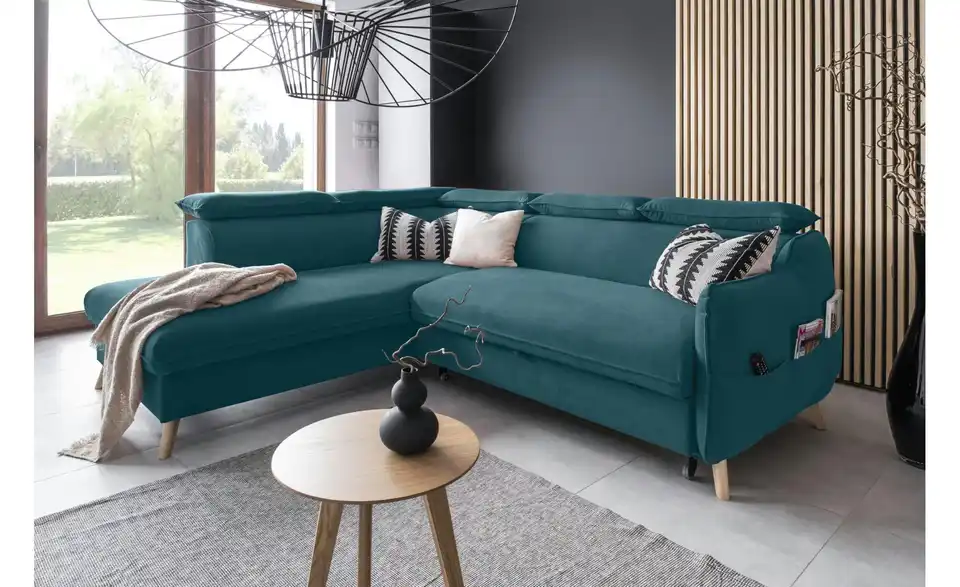 Miuform Ecksofa Sweet Harmony mit Schlaffunktion, in Wohnsituation