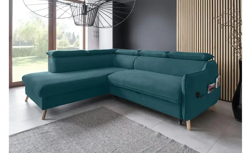 Miuform Ecksofa Sweet Harmony mit Schlaffunktion, in Wohnsituation