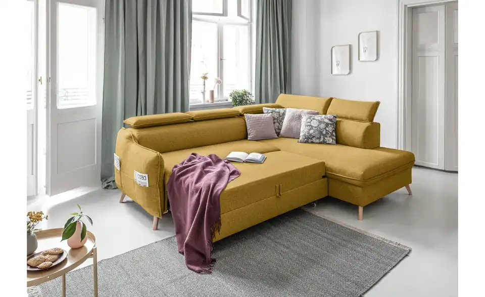 Miuform Ecksofa Sweet Harmony mit Schlaffunktion, Funktionsansicht