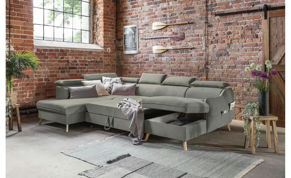 Miuform Wohnlandschaft Sweet Harmony mit Schlaffunktion, Funktionsansicht