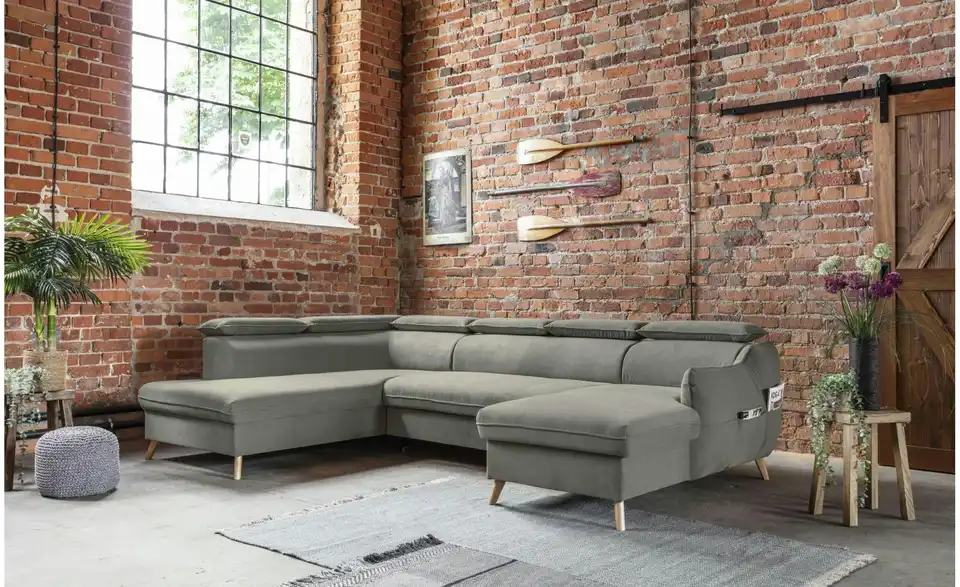 Miuform Wohnlandschaft Sweet Harmony mit Schlaffunktion, in Wohnsituation