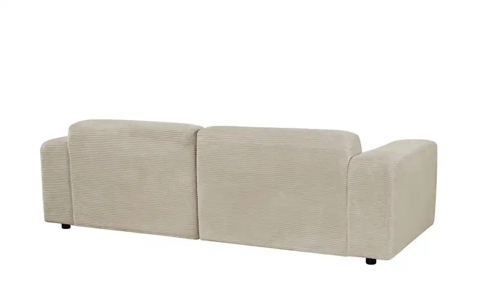 Primo Einzelsofa Sani aus Cord, Rückansicht
