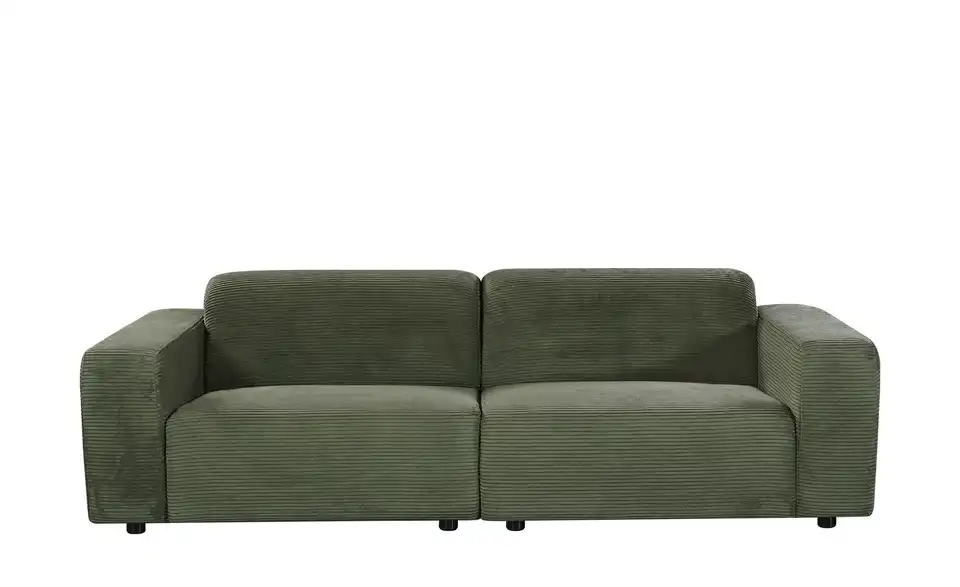 Primo Einzelsofa Sani aus Cord, Frontansicht