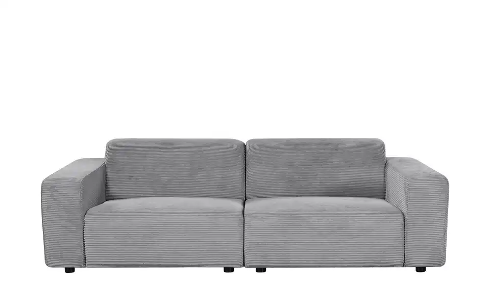 Primo Einzelsofa Sani aus Cord, Frontansicht