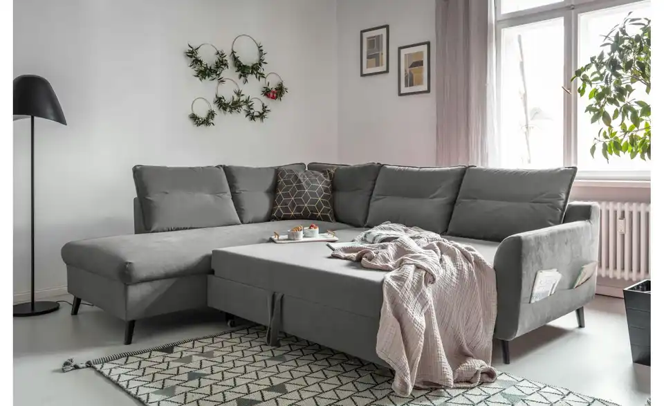 Miuform Ecksofa Stylish Stan mit Schlaffunktion, Funktionsansicht