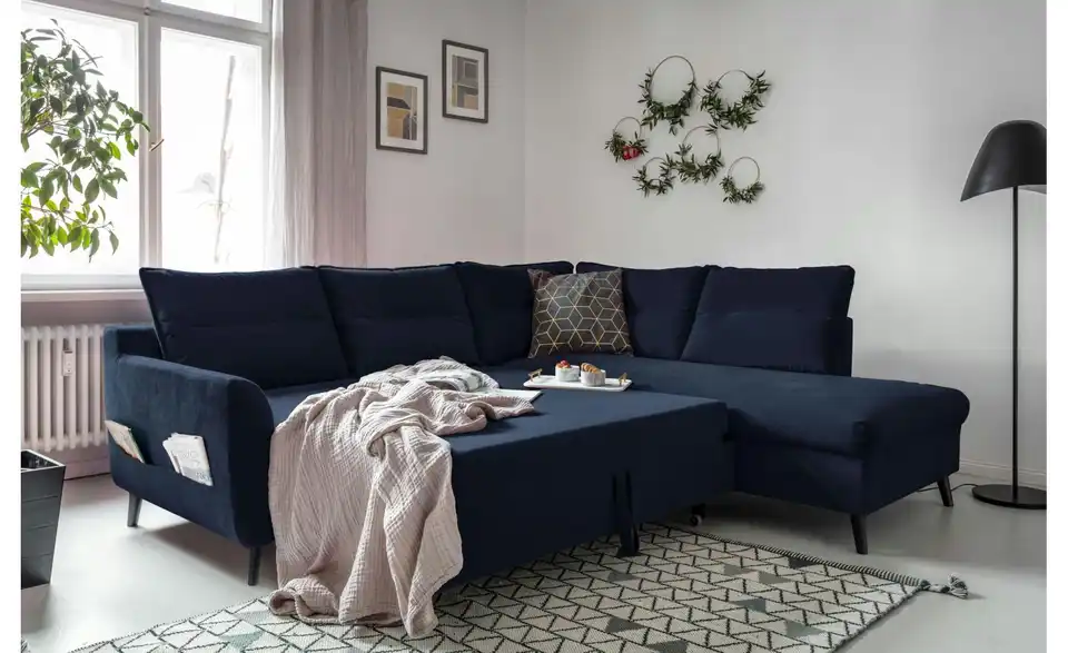 Miuform Ecksofa Stylish Stan mit Schlaffunktion, Funktionsansicht
