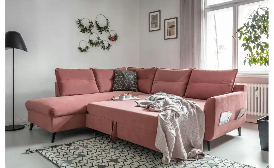 Miuform Ecksofa Stylish Stan mit Schlaffunktion, Funktionsansicht