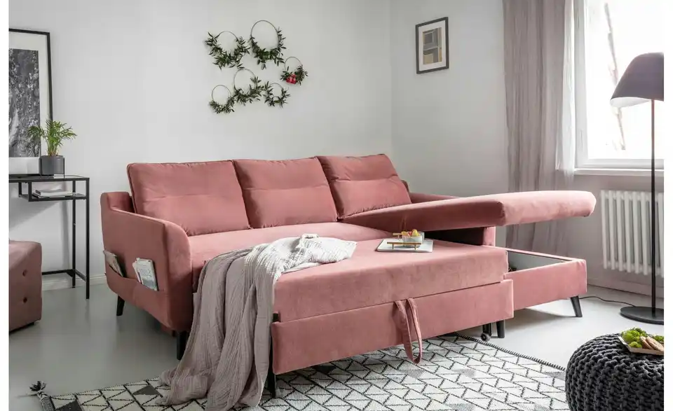 Miuform Ecksofa Stylish Stan mit Schlaffunktion, Funktionsansicht