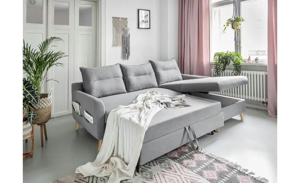 Miuform Ecksofa Stylish Stan mit Schlaffunktion, Funktionsansicht