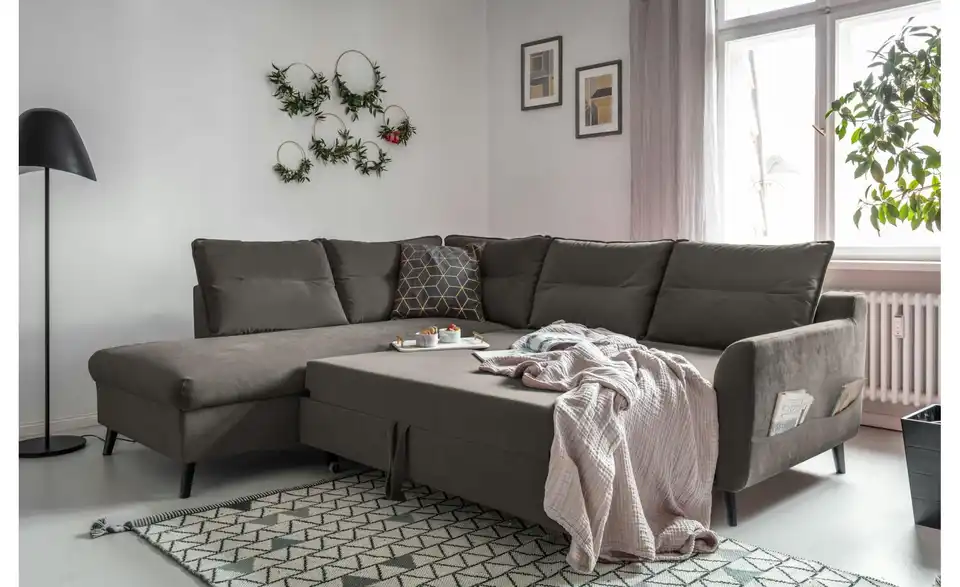 Miuform Ecksofa Stylish Stan mit Schlaffunktion, Funktionsansicht