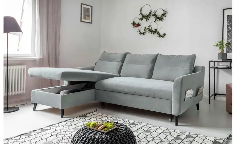 Miuform Ecksofa Stylish Stan mit Schlaffunktion, Detailansicht