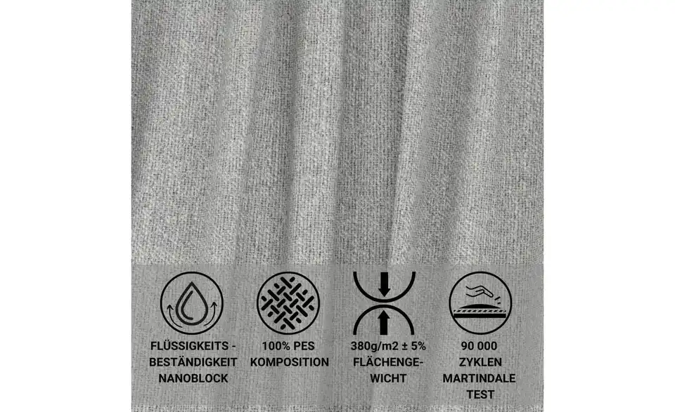 Ecksofa Numba, Bild mit Text