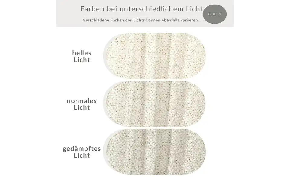 Einzelsofa, Bild mit Text