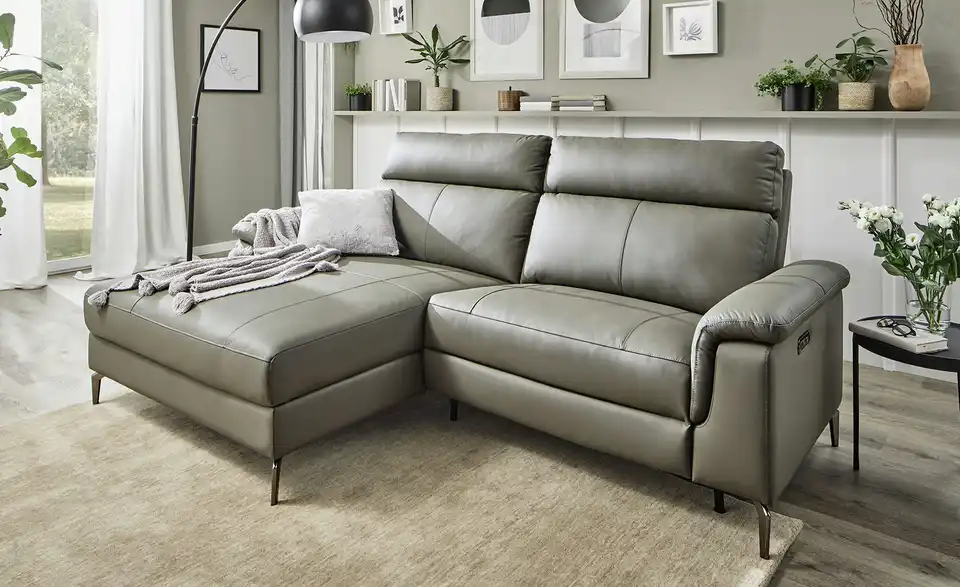 Ecksofa Tina mit Relaxfunktion, in Wohnsituation