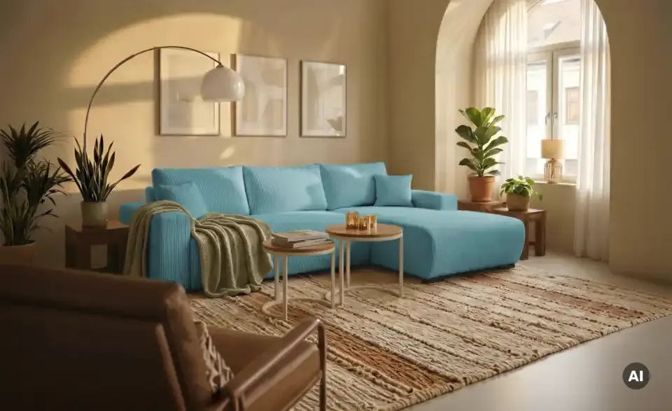 smart Ecksofa Nelly mit Schlaffunktion, in Wohnsituation