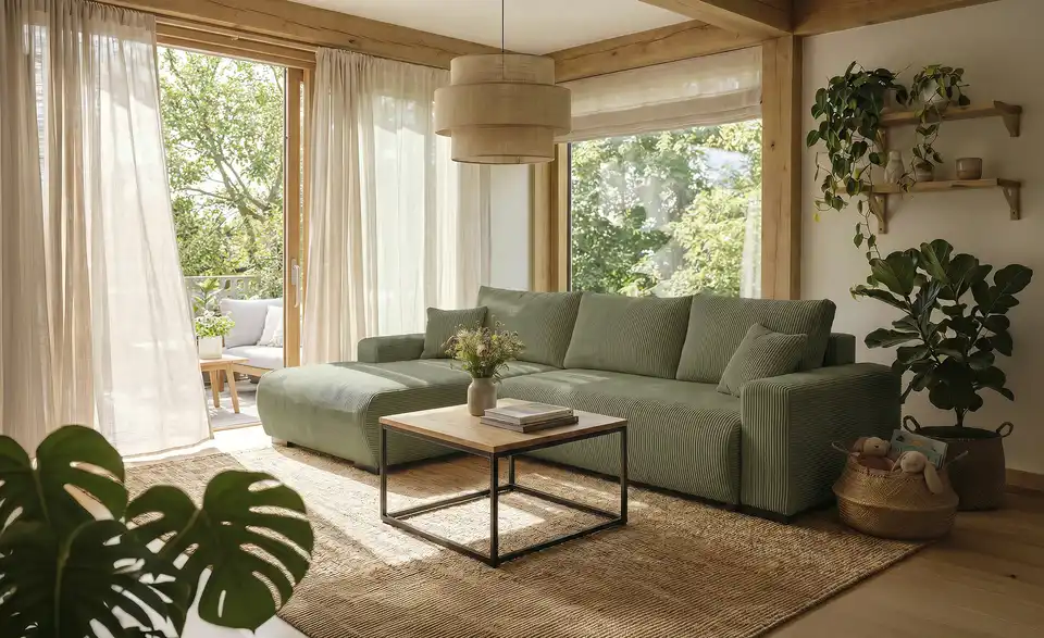 smart Ecksofa Nelly, in Wohnsituation