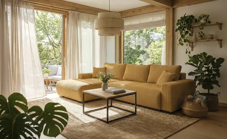 smart Ecksofa Nelly, in Wohnsituation