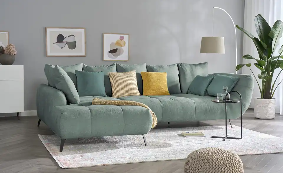bobb Ecksofa Bellani III, in Wohnsituation