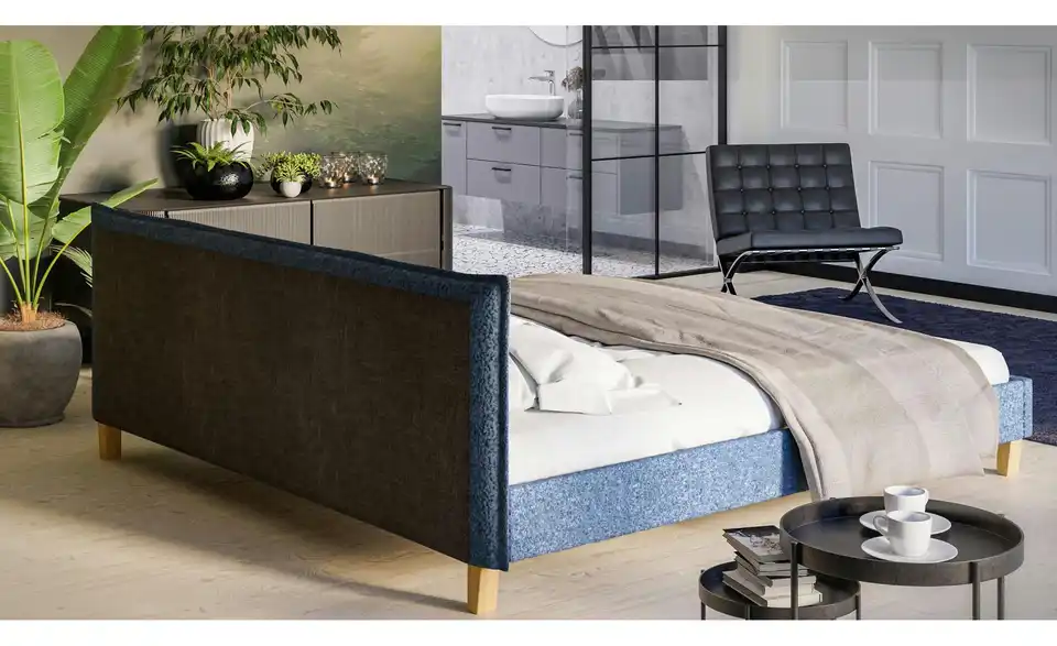 S-STYLE Polsterbett Gabriella, Rückansicht