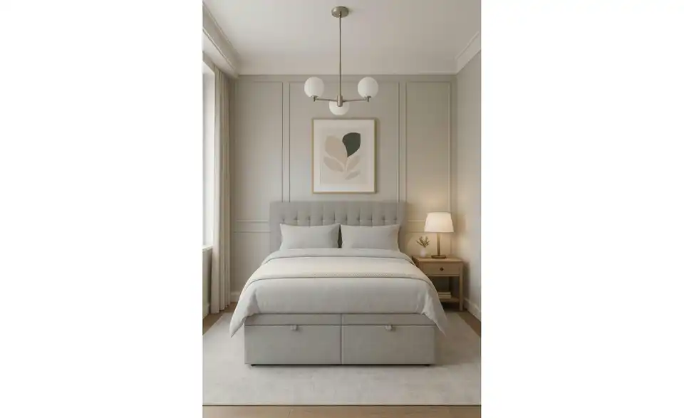 Polsterbett Spike 2, in Wohnsituation