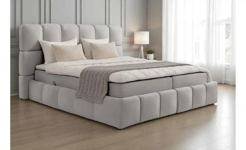 Polsterbett Aroa, in Wohnsituation