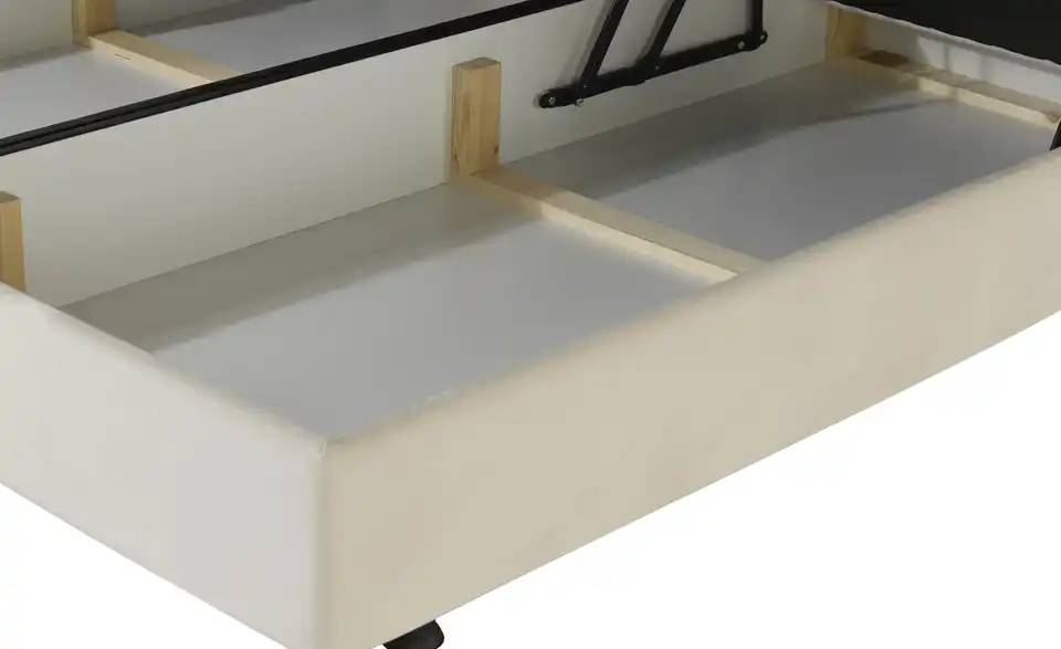 Polsterbett mit Stauraum, Detailansicht