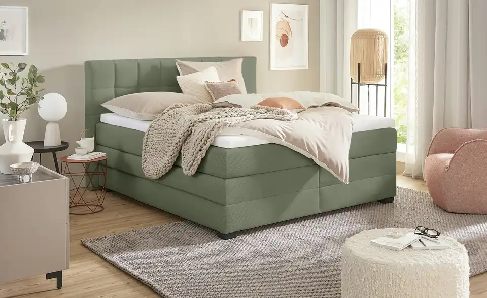 vanDoorn Boxspringbett mit Bettkasten, in Wohnsituation