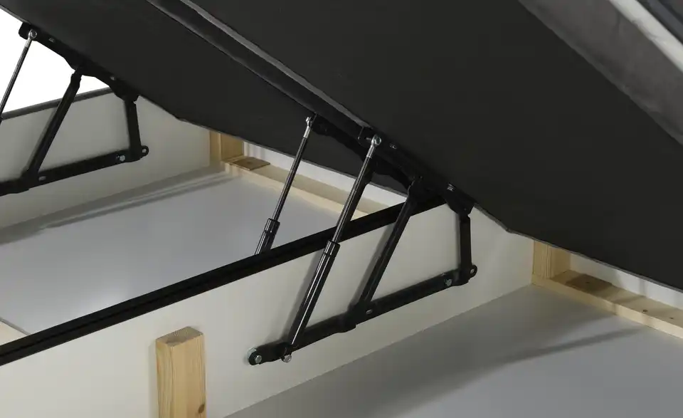Polsterbett mit Stauraum, Detailansicht