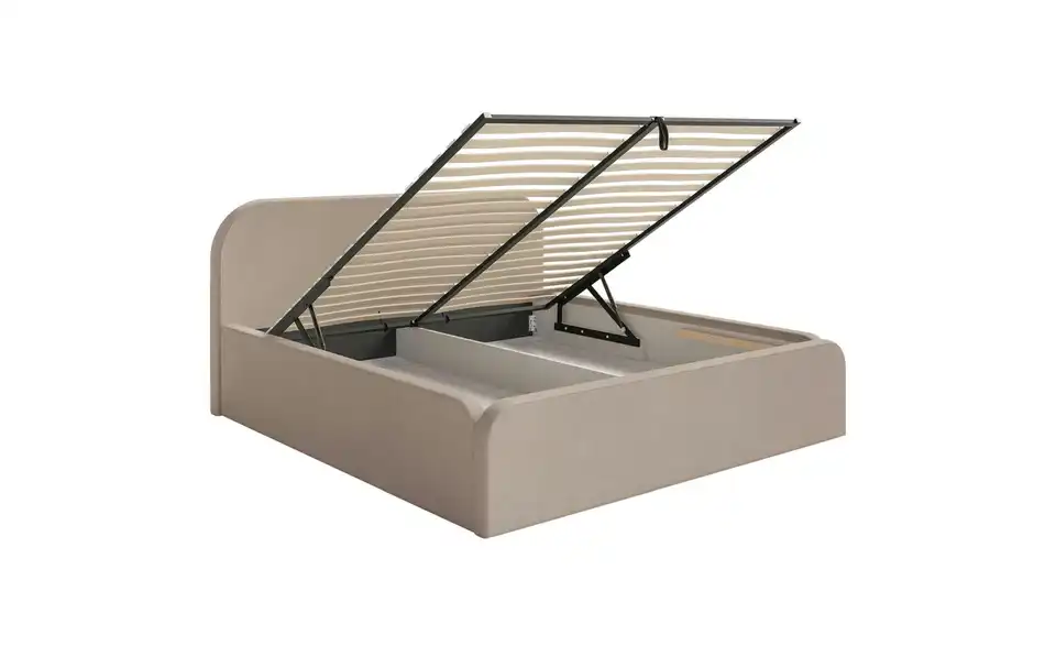 Selsey Polsterbett BK 180x200 Beige, Funktionsansicht