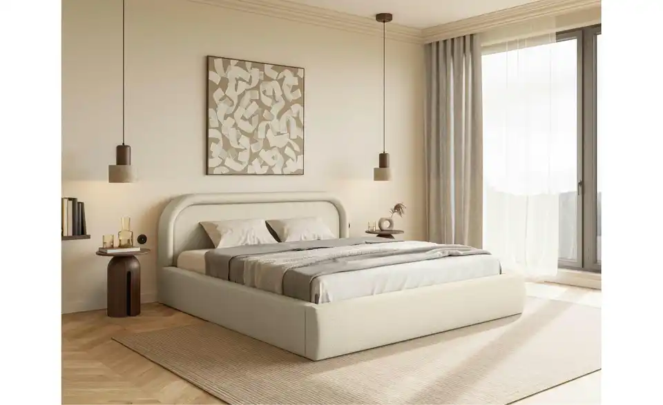 Selsey Polsterbett mit Bettkasten, in Wohnsituation