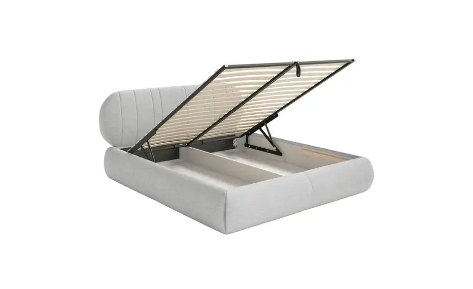 Selsey Polsterbett BK 140x200Hellgrau, Funktionsansicht