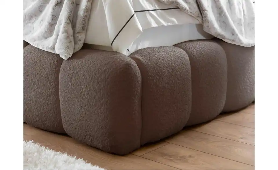 Selsey Polsterbett BK 180x200 H.braun mit Bettkasten, in Wohnsituation