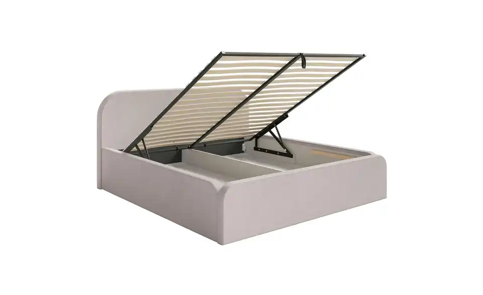 Selsey Polsterbett BK 140x200 Greige, Funktionsansicht
