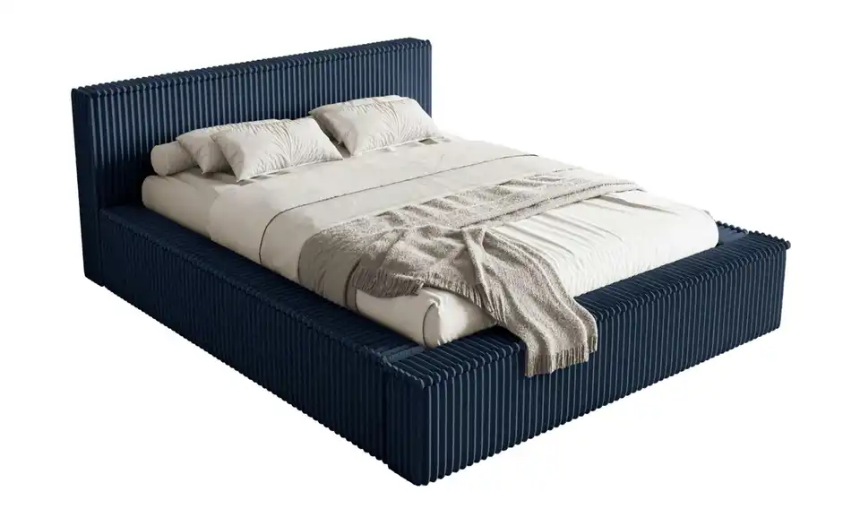 Selsey Polsterbett BK 160x200 Blau mit Bettkasten, Ergänzung