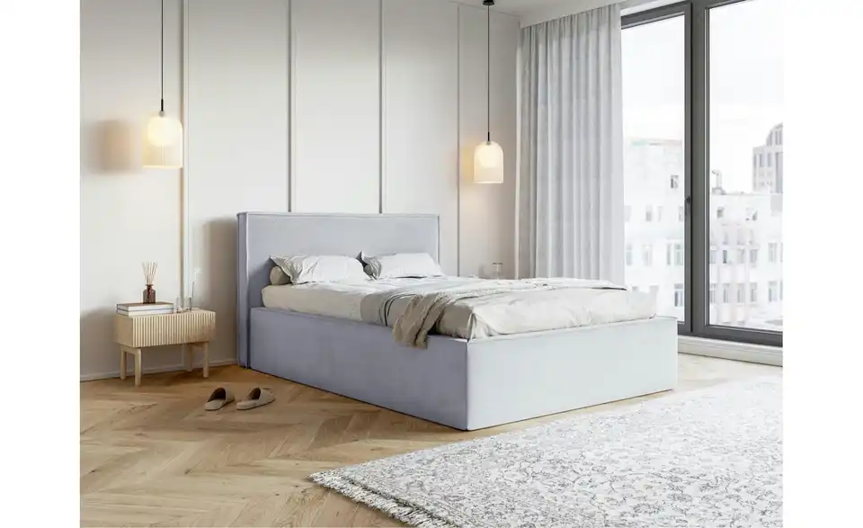 Selsey Polsterbett mit Bettkasten, in Wohnsituation