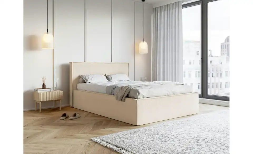 Selsey Polsterbett mit Bettkasten, in Wohnsituation