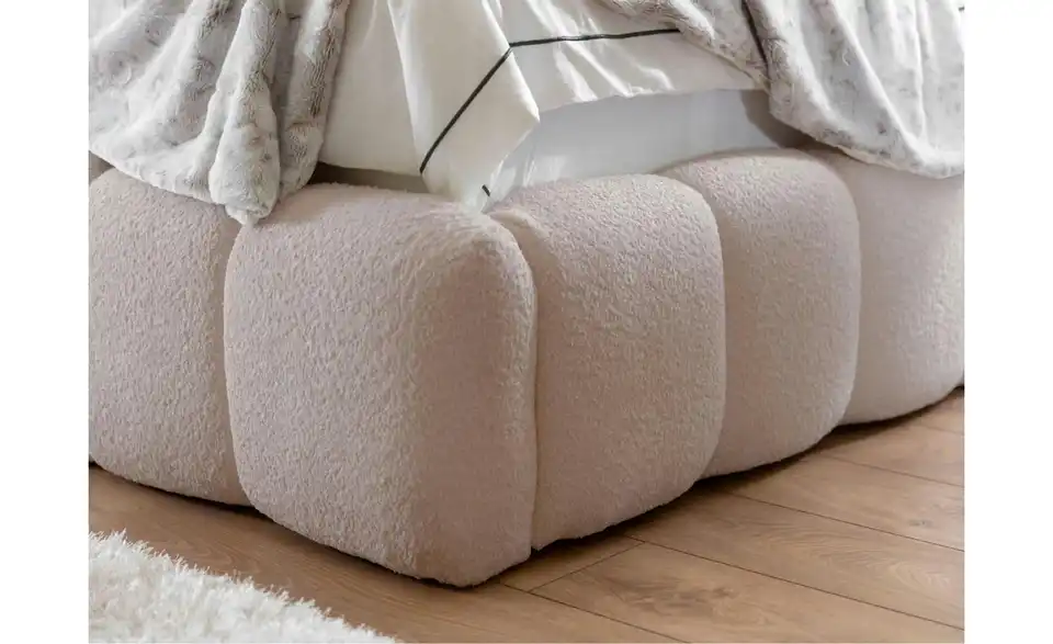 Selsey Polsterbett BK 180x200 H.beige mit Bettkasten, in Wohnsituation