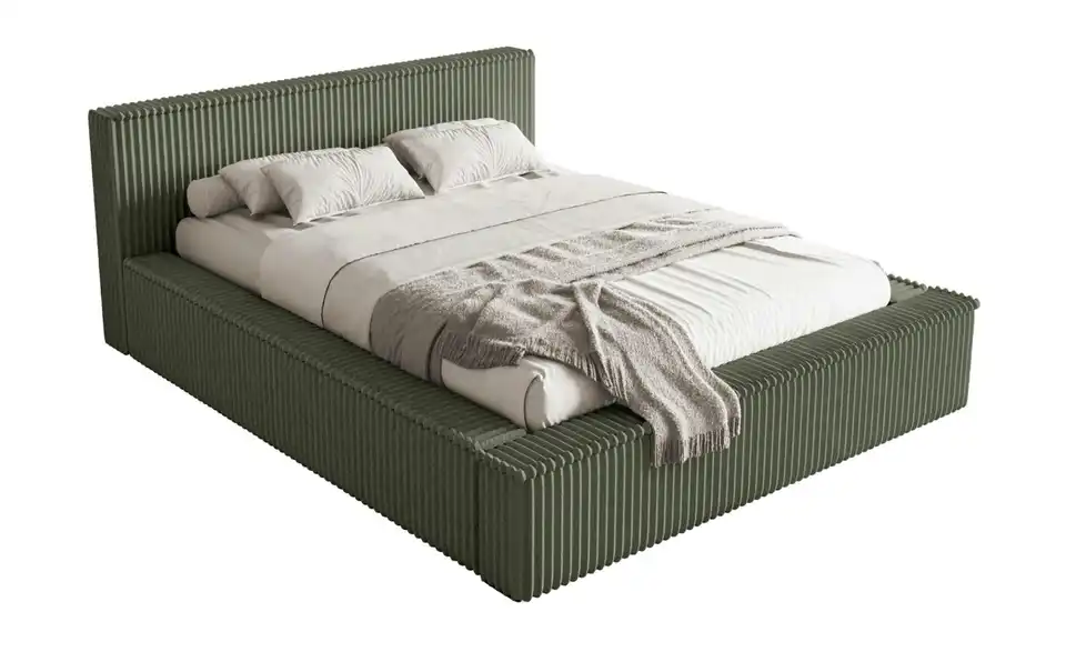 Selsey Polsterbett BK 160x200 Khaki mit Bettkasten, Ergänzung
