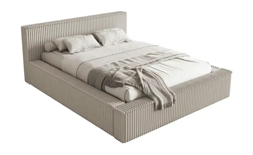 Selsey Polsterbett BK 140x200 Greige mit Bettkasten, Ergänzung