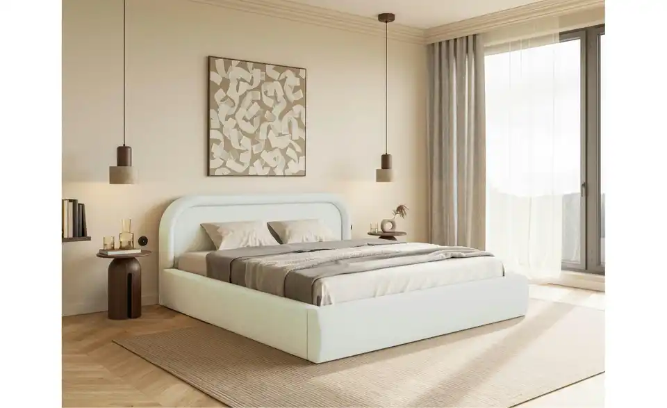 Selsey Polsterbett mit Bettkasten, in Wohnsituation