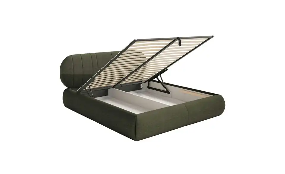 Selsey Polsterbett BK 140x200 Khaki, Funktionsansicht