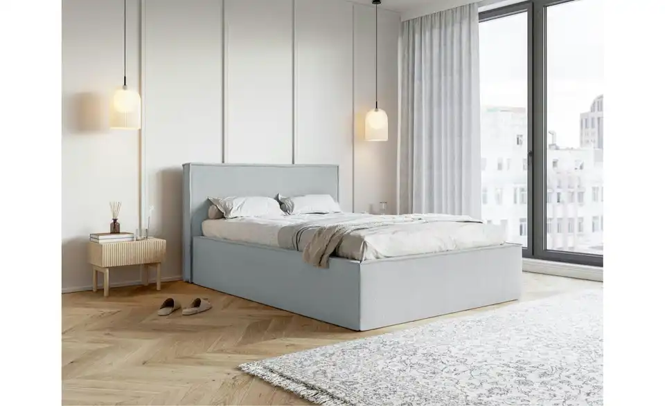 Selsey Polsterbett mit Bettkasten, in Wohnsituation