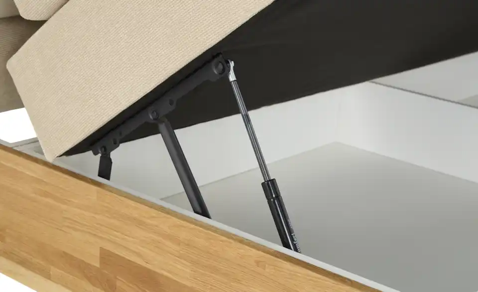 Boxspringbett inklusive Bettkasten, Detailansicht