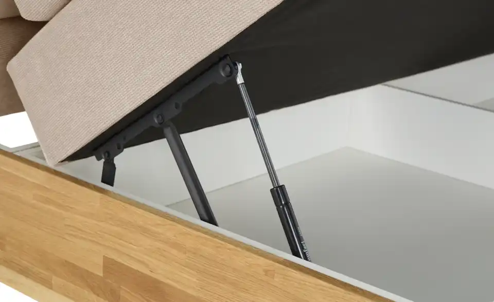 Boxspringbett inklusive Bettkasten, Detailansicht