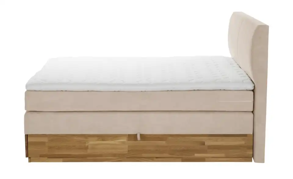 Boxspringbett inklusive Bettkasten, Profilansicht
