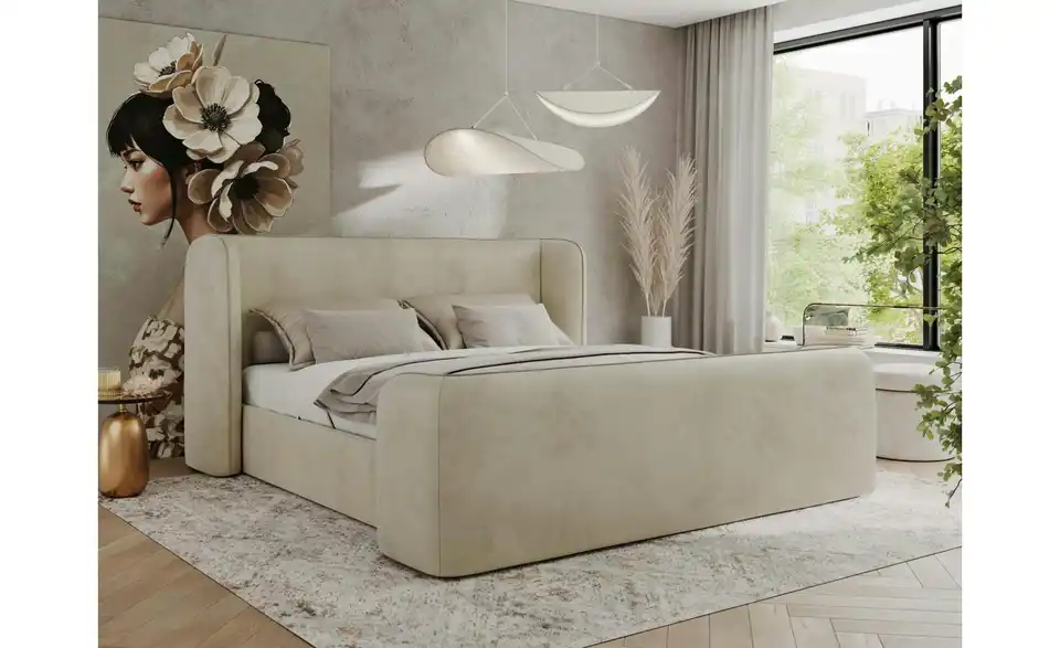 Polsterbett mit Lattenrost, in Wohnsituation